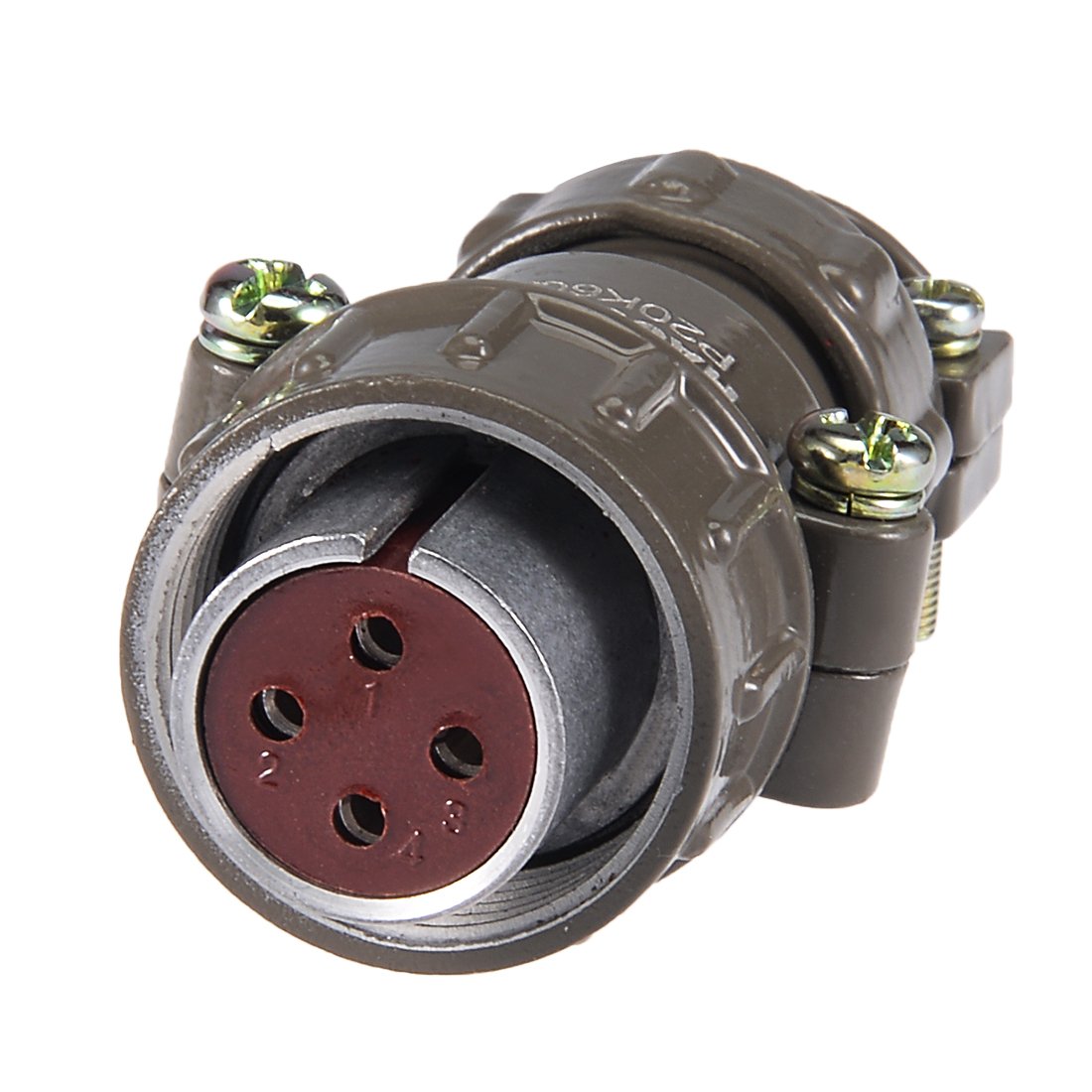 Amazon.com: uxcell Aviation Connector, 20mm 4P 25A 220V P20